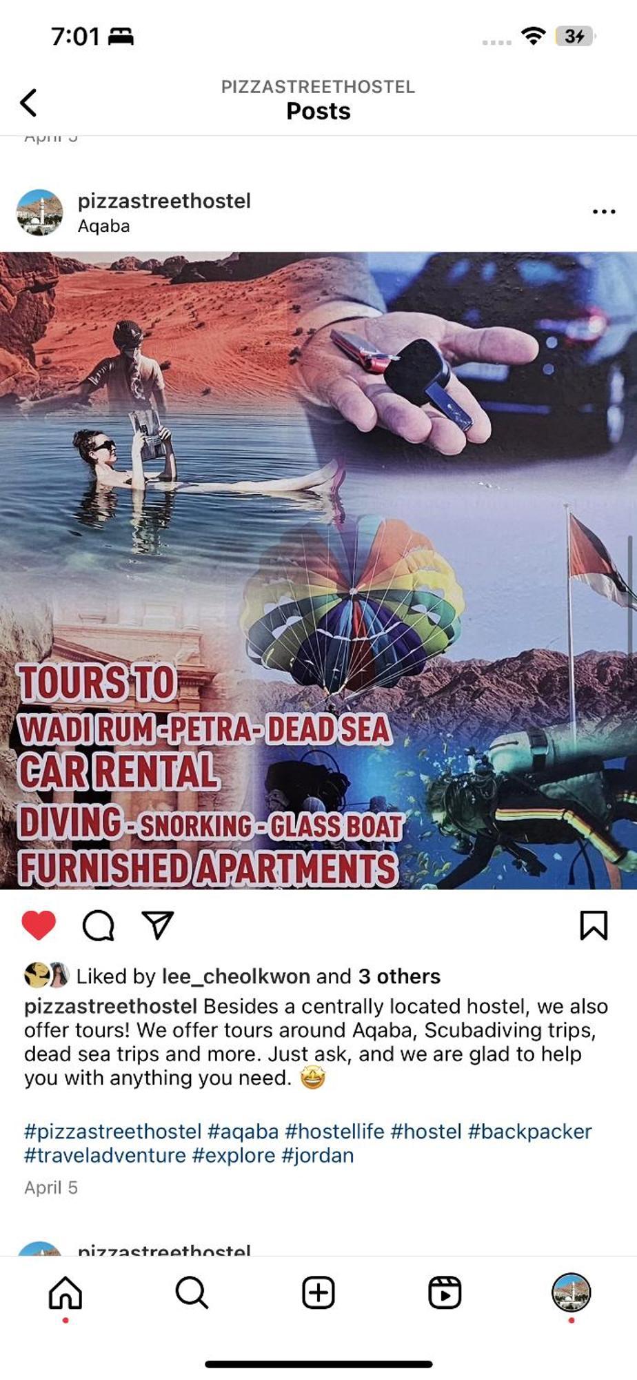 Pizza Street Hostel Aqaba Exterior photo
